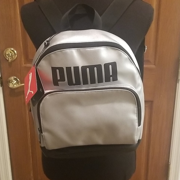 puma backpack silver